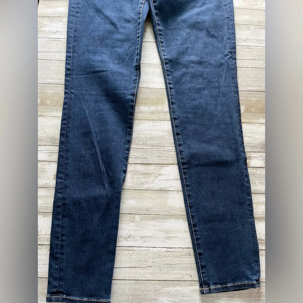 SOLD AE Next Level Super High-Waisted Dark Blue Jegging size 12 X-long - Picture 8 of 15